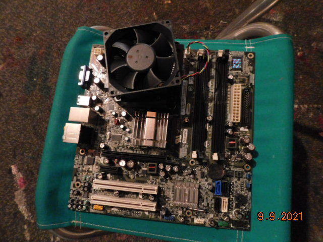 Motherboard to a Dell Inspiron 530.