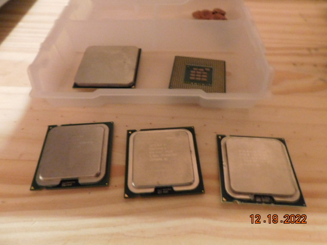 My spare CPU collection.