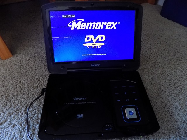 My old portable DVD player.