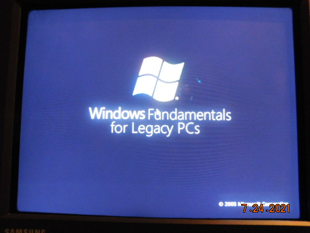 Windows Windows Fundamentals for Legacy PCs.