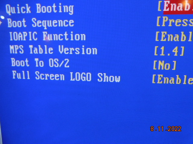 The OS/2 BIOS options on this board.