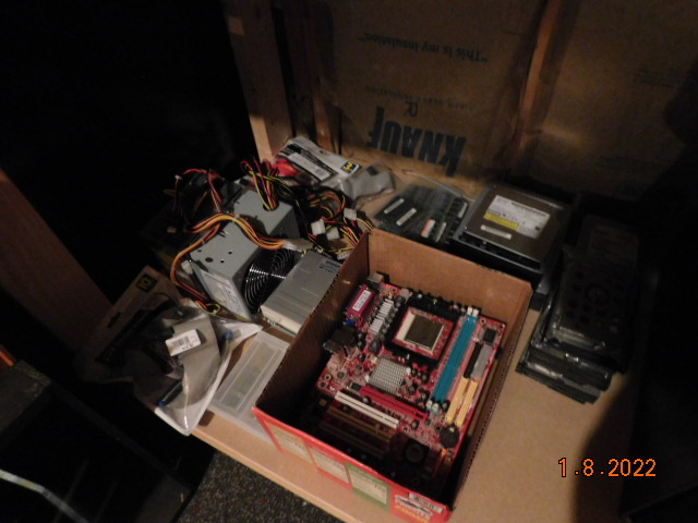 Most of my random computer parts.