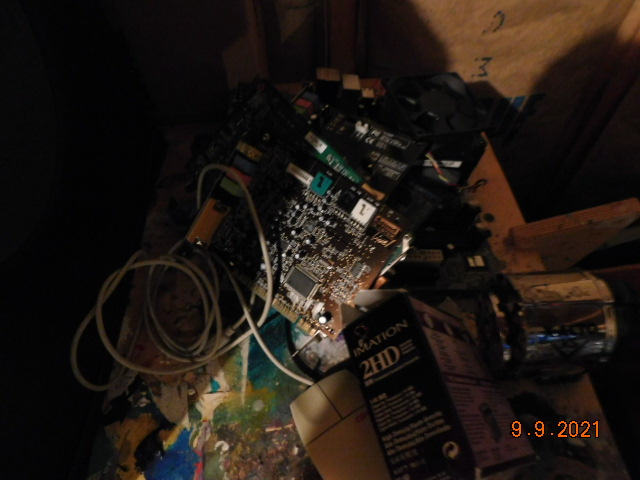 The pile of PCI cards.