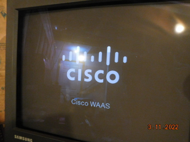 Splash screen of the Cisco.